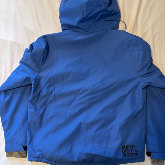 Superdry Elite Blue Windcheater - Picture 4 of 4